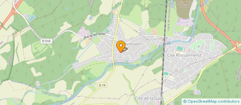 localisation de l'entreprise 813 998 499   STAFFELFELDEN