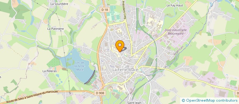 localisation de l'entreprise 814 021 846 à LA FERTE MACE