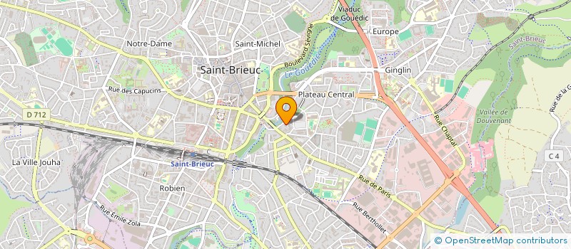 localisation de l'entreprise 814 022 927  à SAINT-BRIEUC