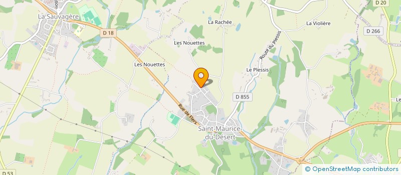 localisation de l'entreprise 814 049 581 à LES MONTS D'ANDAINE