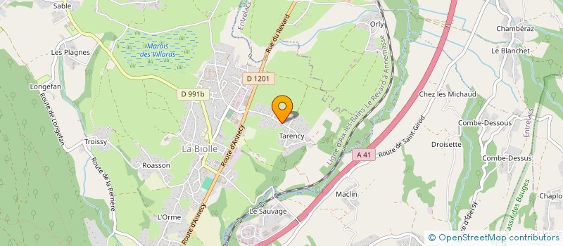 localisation de l'entreprise 814 052 684   LA BIOLLE