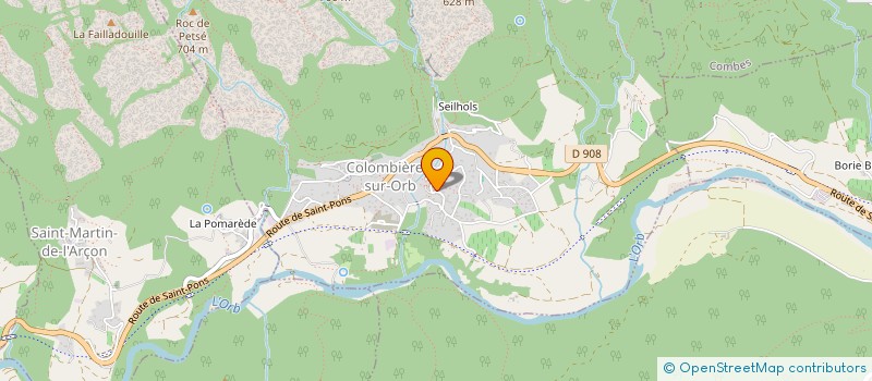 localisation de l'entreprise 814 068 417   COLOMBIERES-SUR-ORB