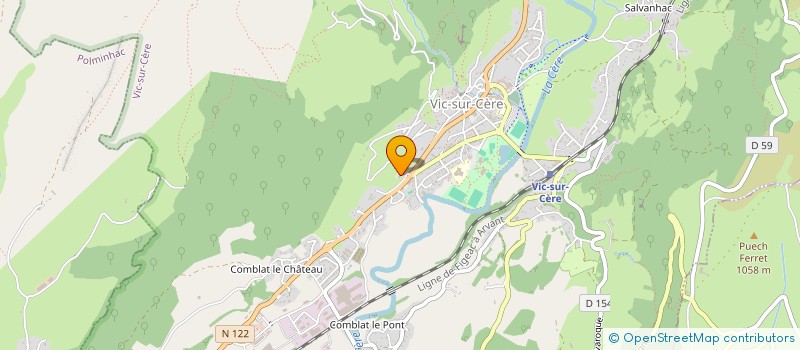 localisation de l'entreprise 814 080 040  à AURILLAC