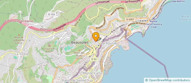 localisation de l'entreprise 814 092 623 à MENTON