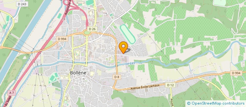 localisation de l'entreprise 814 118 154   BOLLENE