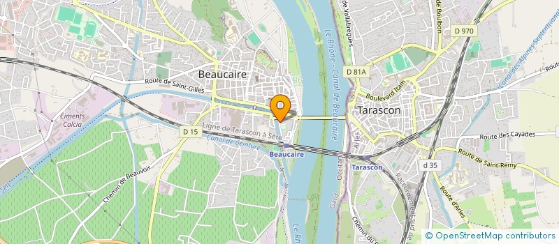 localisation de l'entreprise 814 124 335   BEAUCAIRE