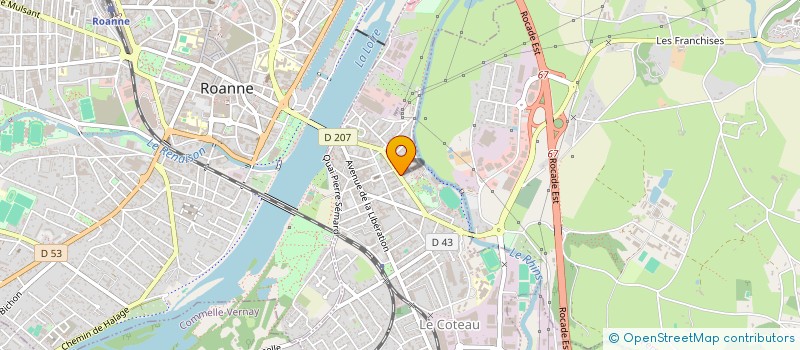 localisation de l'entreprise 814 197 042   ROANNE