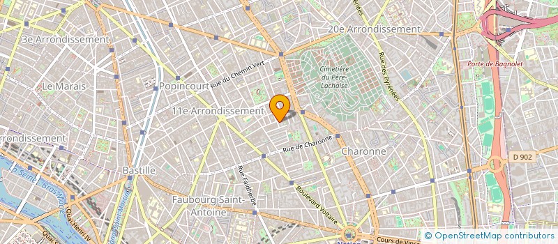 localisation de l'entreprise 814 205 415 à ROSNY-SOUS-BOIS