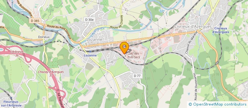 localisation de l'entreprise 814 218 251   LOZANNE