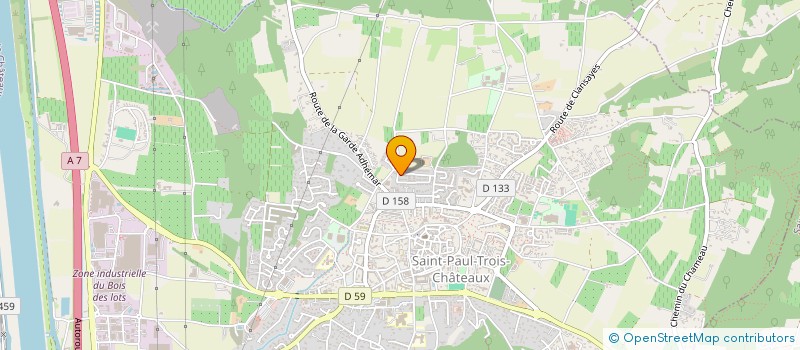 localisation de l'entreprise 814 256 210 à SAINT-PAUL-TROIS-CHATEAUX