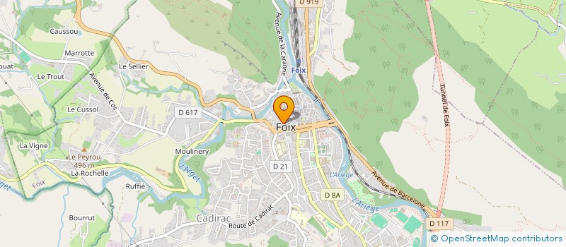 localisation de l'entreprise 814 270 161 à FOIX
