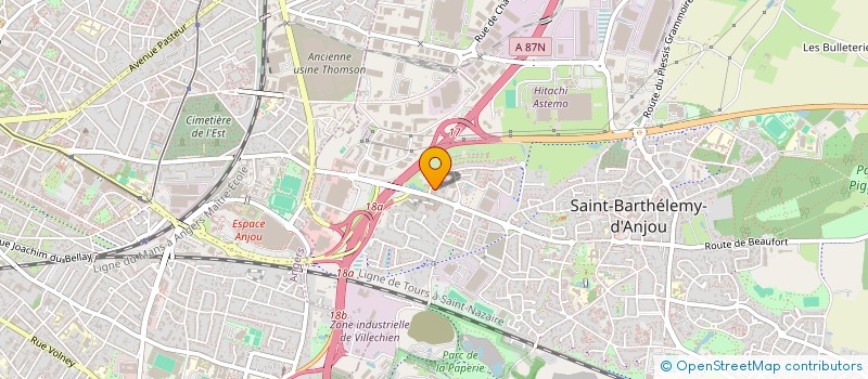 localisation de l'entreprise 814 282 398   SAINT-BARTHELEMY-D'ANJOU