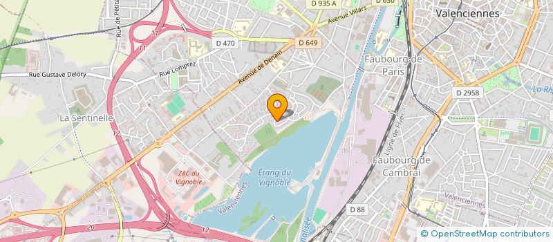 localisation de l'entreprise 814 286 704 à VALENCIENNES