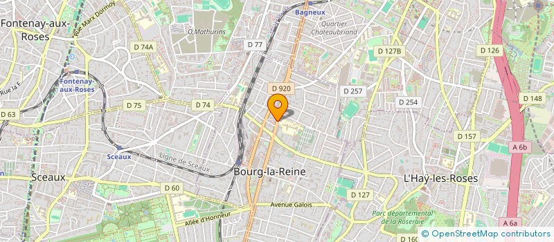 localisation de l'entreprise 814 300 687   BOURG-LA-REINE