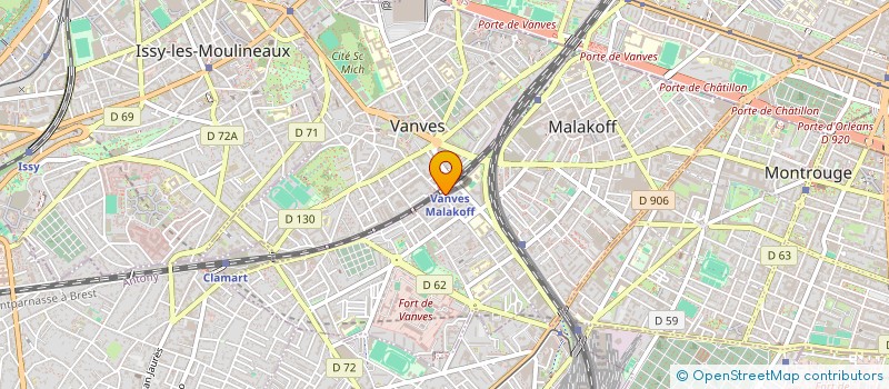 localisation de l'entreprise 814 302 774   MALAKOFF