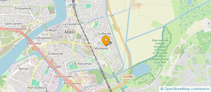 localisation de l'entreprise 814 315 206   ARLES