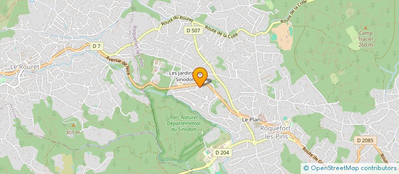 localisation de l'entreprise 814 349 361   ROQUEFORT-LES-PINS