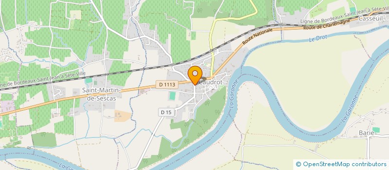 localisation de l'entreprise 814 366 878   CAUDROT