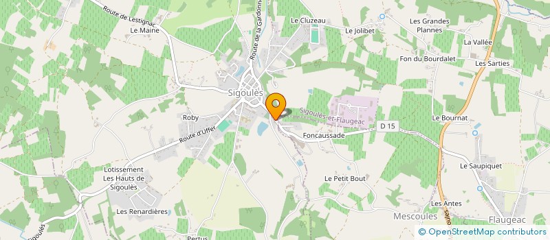 localisation de l'entreprise 814 401 519   SIGOULES-ET-FLAUGEAC