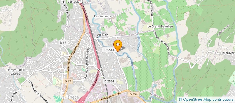 localisation de l'entreprise 814 406 765   SOLLIES-VILLE