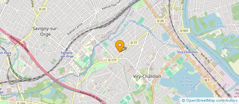 localisation de l'entreprise 814 410 205 à VIRY-CHATILLON