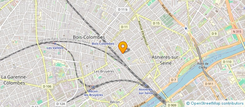 localisation de l'entreprise 814 446 423 à COLOMBES