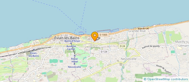 localisation de l'entreprise 814 472 858   EVIAN-LES-BAINS