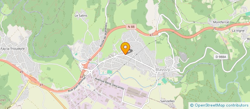 localisation de l'entreprise 814 477 428 à SAUMUR