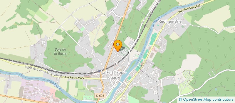 localisation de l'entreprise 814 507 927 à LA FERTE-SOUS-JOUARRE