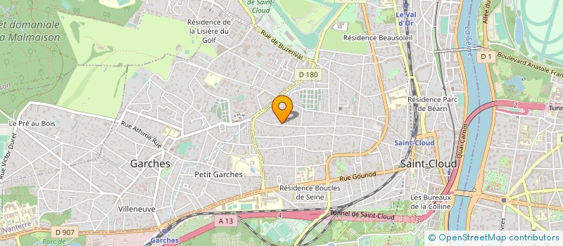 localisation de l'entreprise 814 546 396 à SAINT-CLOUD