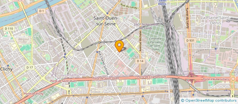 localisation de l'entreprise 814 618 112 à SAINT-OUEN-SUR-SEINE