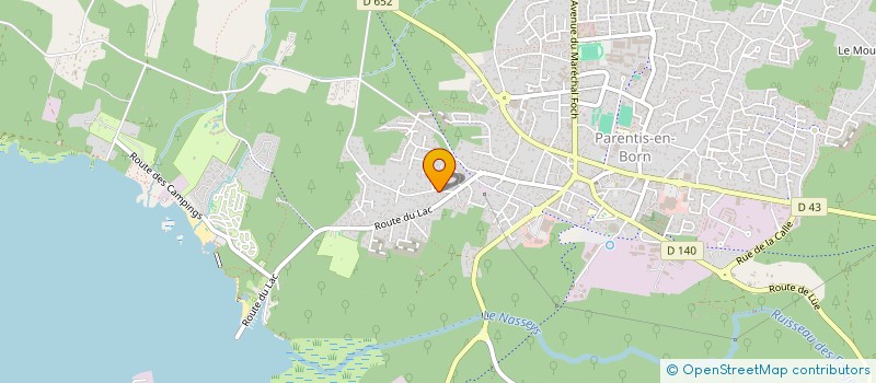 localisation de l'entreprise 814 618 971   PARENTIS-EN-BORN