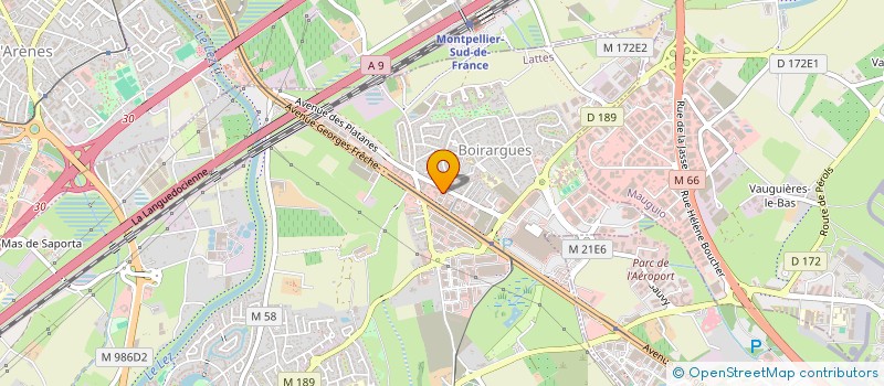 localisation de l'entreprise 814 621 751  à LATTES