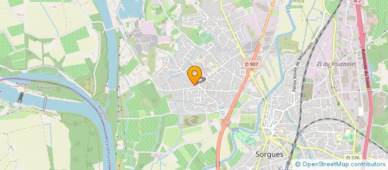 localisation de l'entreprise 814 634 358   SORGUES