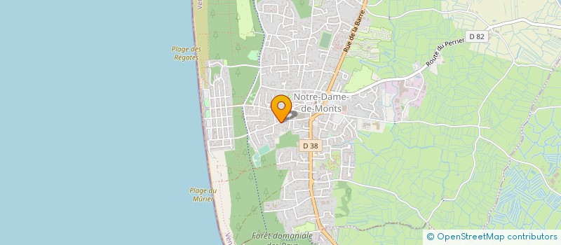 localisation de l'entreprise 814 634 671   NOTRE-DAME-DE-MONTS