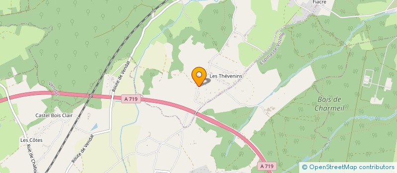 localisation de l'entreprise 814 696 605   VENDAT