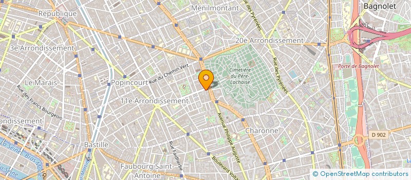 localisation de l'entreprise 814 703 906   PARIS