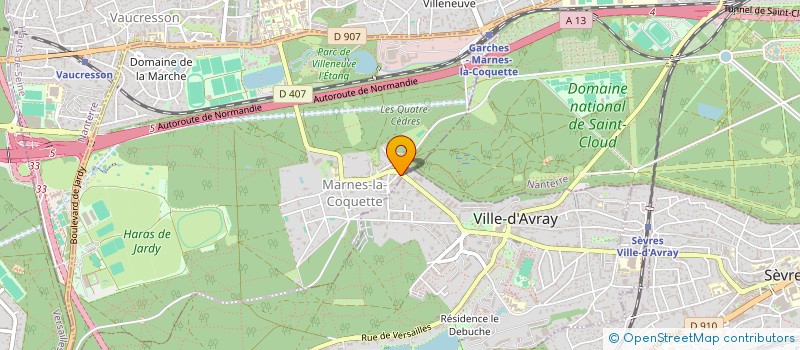 localisation de l'entreprise 814 705 943   VILLE-D'AVRAY