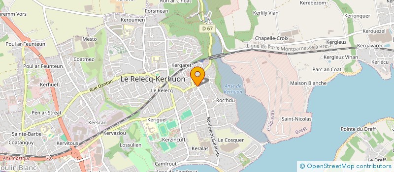 localisation de l'entreprise 814 707 121  à BREST