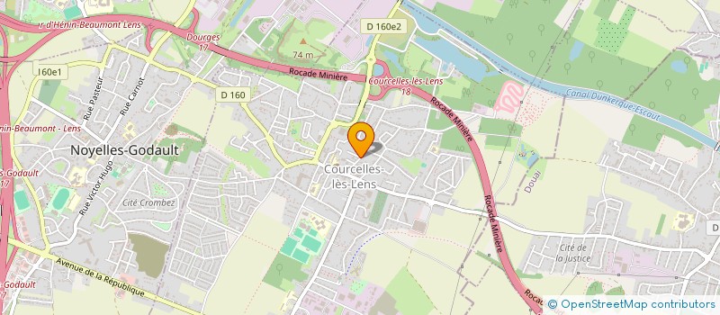 localisation de l'entreprise 814 730 446   COURCELLES LES LENS