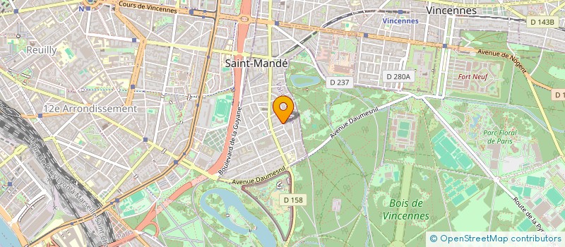 localisation de l'entreprise 814 740 403 à SAINT-MANDE