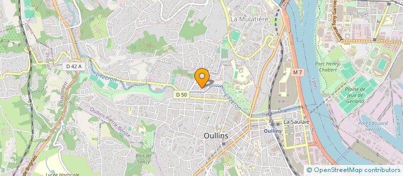 localisation de l'entreprise 814 760 963   OULLINS-PIERRE-BENITE