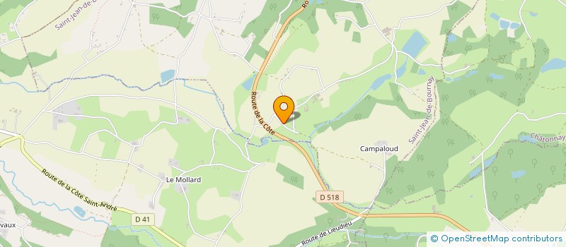 localisation de l'entreprise 814 777 959   SAINT-JEAN-DE-BOURNAY