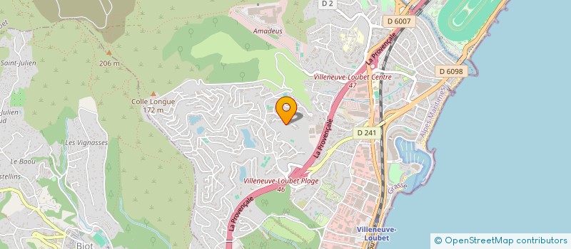 localisation de l'entreprise 814 787 479 à VILLENEUVE-LOUBET