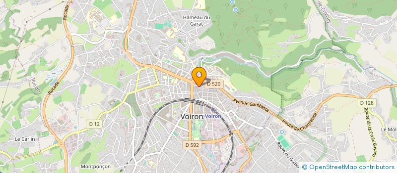 localisation de l'entreprise 814 805 040  à VOIRON