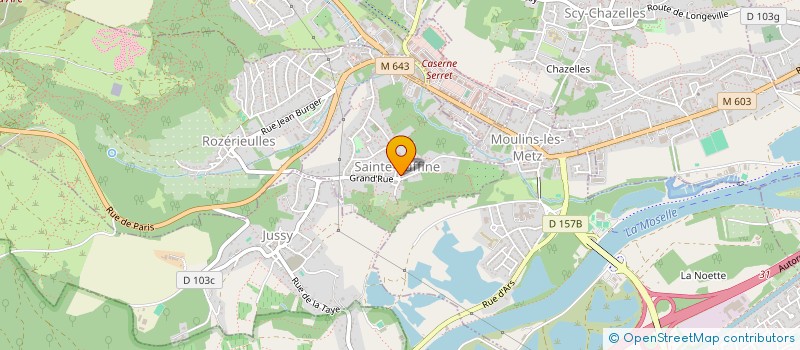 localisation de l'entreprise 814 834 768   SAINTE-RUFFINE