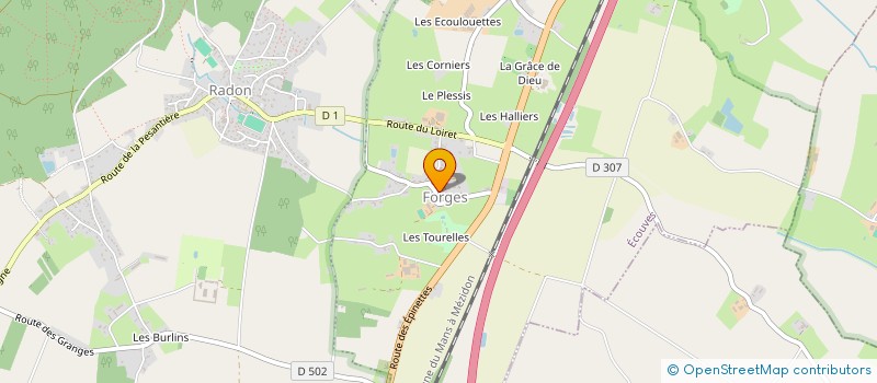 localisation de l'entreprise 814 870 994 à ECOUVES