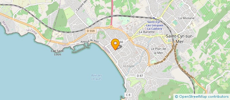 localisation de l'entreprise 814 890 067 à SAINT-CYR-SUR-MER