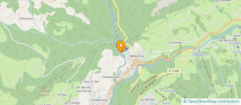 localisation de l'entreprise 814 926 036   FLUMET