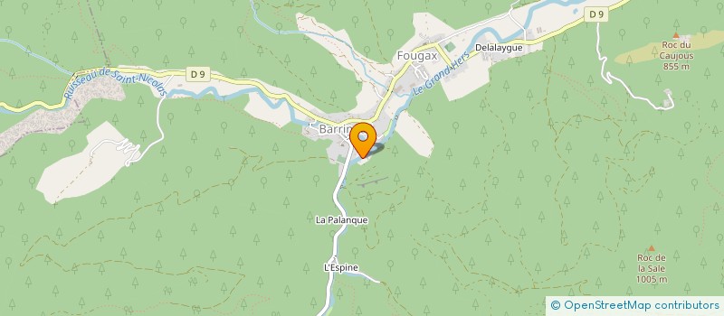 localisation de l'entreprise 814 959 771 à FOUGAX-ET-BARRINEUF